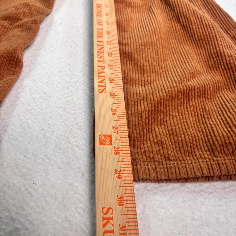 Arizona Jean Co Corduroy Wide Leg Pants Size 0 Orange Retro - Picture 5 of 8